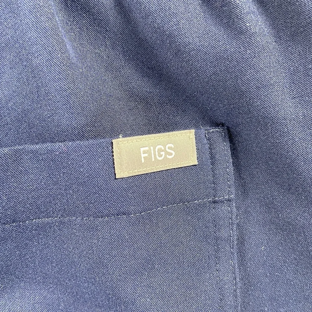 FIGS Scrub Pants men's XL 36x30 Pisco Basic Bottoms Blue Medical Drawstring
